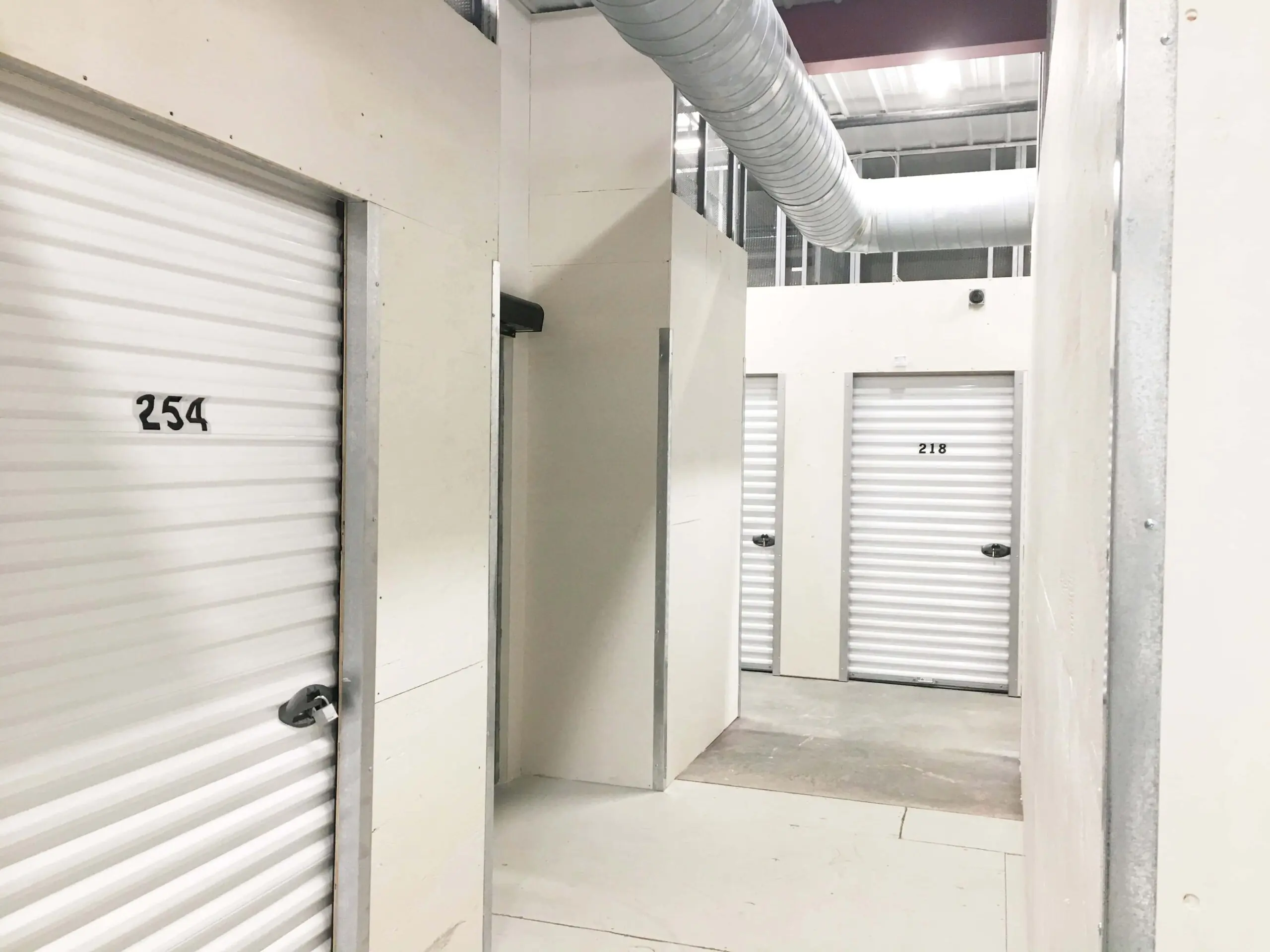 Clean indoor storage units at Midwest Indoor Storage
