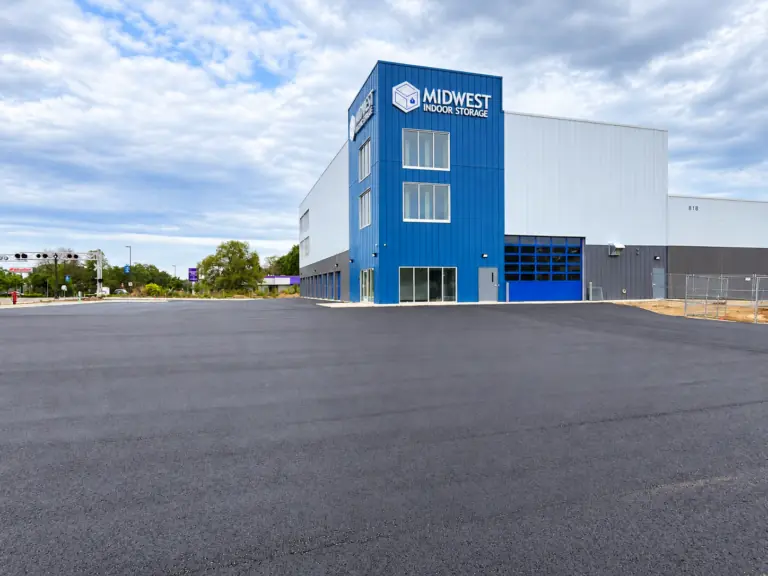 Midwest Indoor Storage building exterior at Midwest Indoor Storage in Faribault, MN