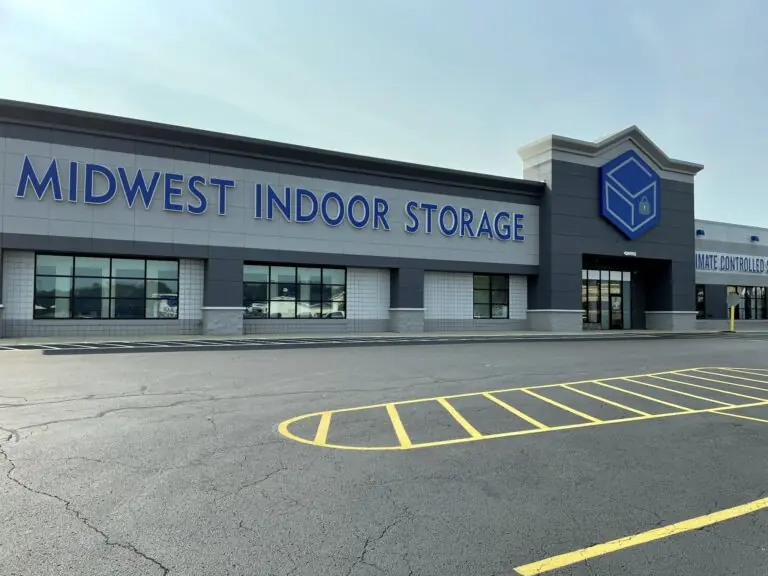 Midwest Indoor Storage building exterior at Midwest Indoor Storage in Rochester North, MN